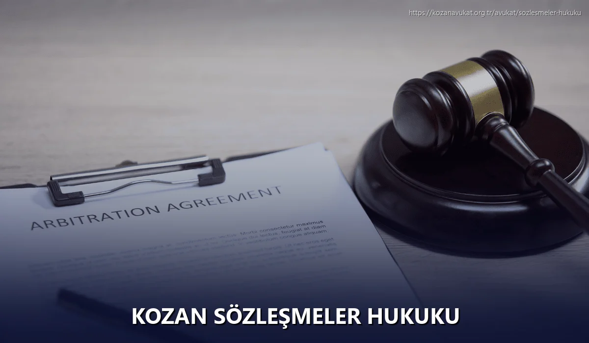 Kozan Sözleşmeler Hukuku